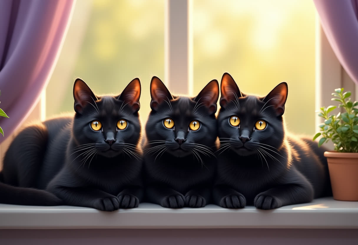 Enséñanos a tu gato negro
